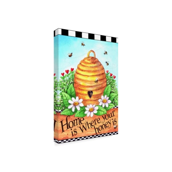 Melinda Hipsher 'Bee Hive Home' Canvas Art,22x32